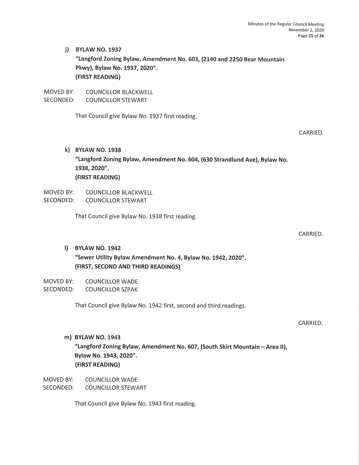 Additional meeting pages/images