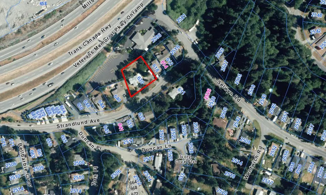 Location of Subject Property (aerial/orthophoto, 2019)