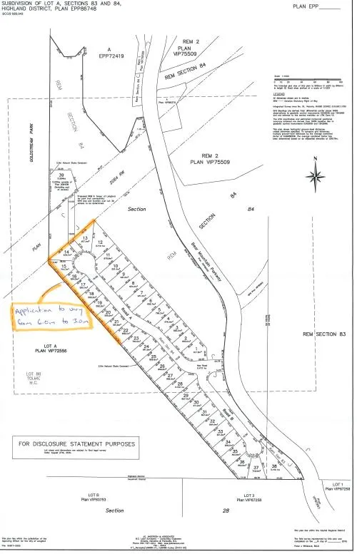 Proposed layout