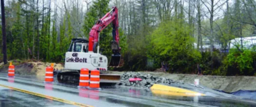 Bus stop on Sooke Road (Black Press file photo)