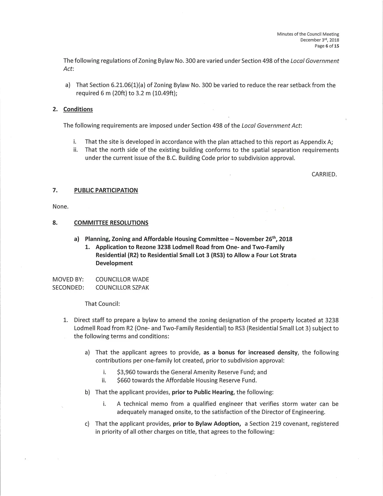 Site location / zoning reference (illustration, if attached to report)