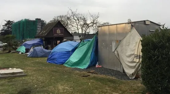 Photo — Bylaw Officer engagement at site
