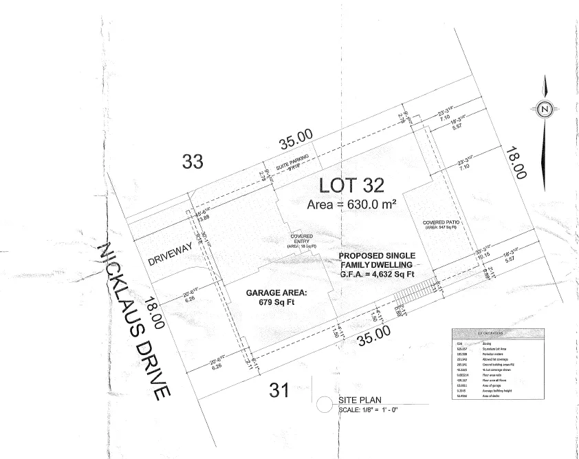 Proposed layout