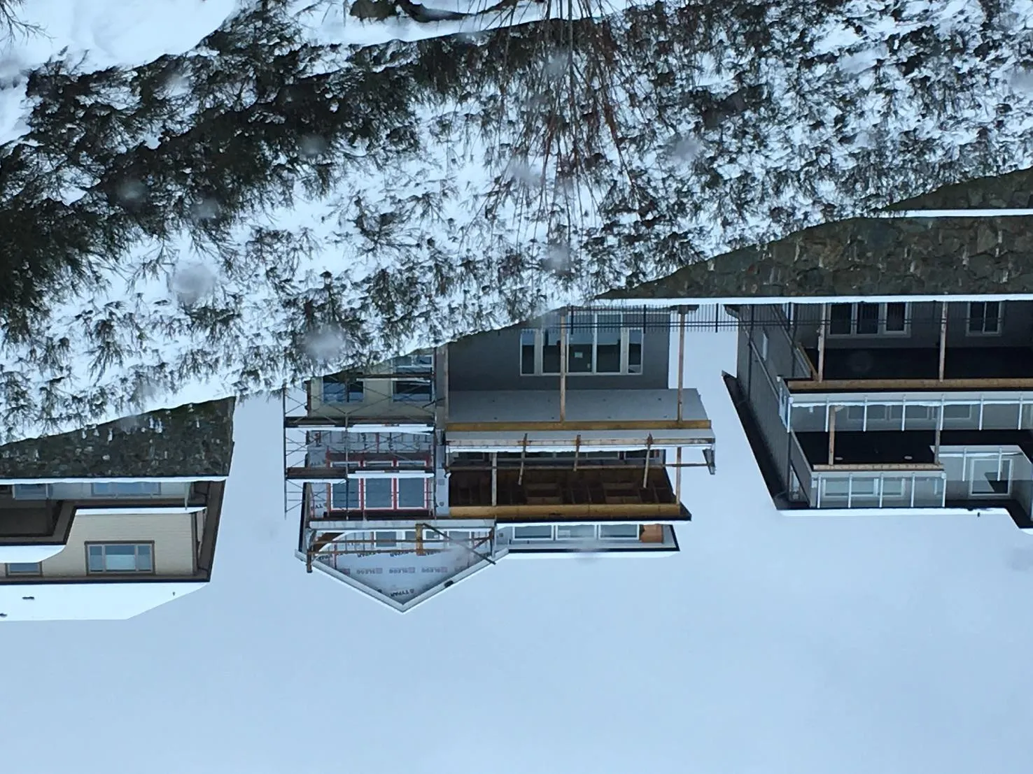Photo 1 — Rear of house looking east over greenspace