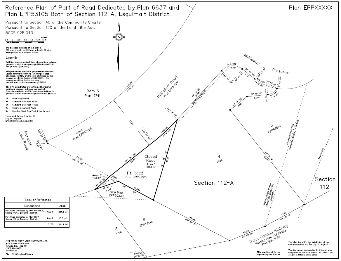 Proposed layout: McCallum Road closure