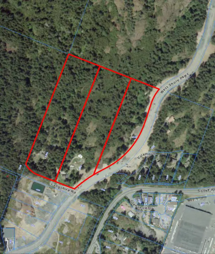 Figure 2 showing the subject property including 4342 West Shore Parkway and 1336 Langshire Road