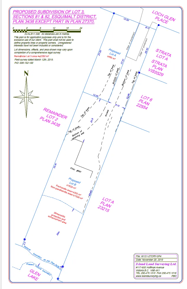 Proposed Subdivision Plan